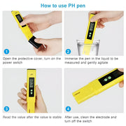 Handheld PH Pen - Big Screen with Backlight