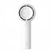 Jisulife Life5 Handheld Fan 2000mAh Portable Quiet USB-C Handheld white fan with black accents on a white background
