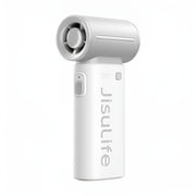 Jisulife Life9 Handheld Fan 3600mAh High Speed Portable White handheld device with 'Jisulife' branding on a white background