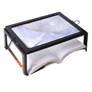 Handsfree Table Stand 3 x Foldable Reading Magnifier