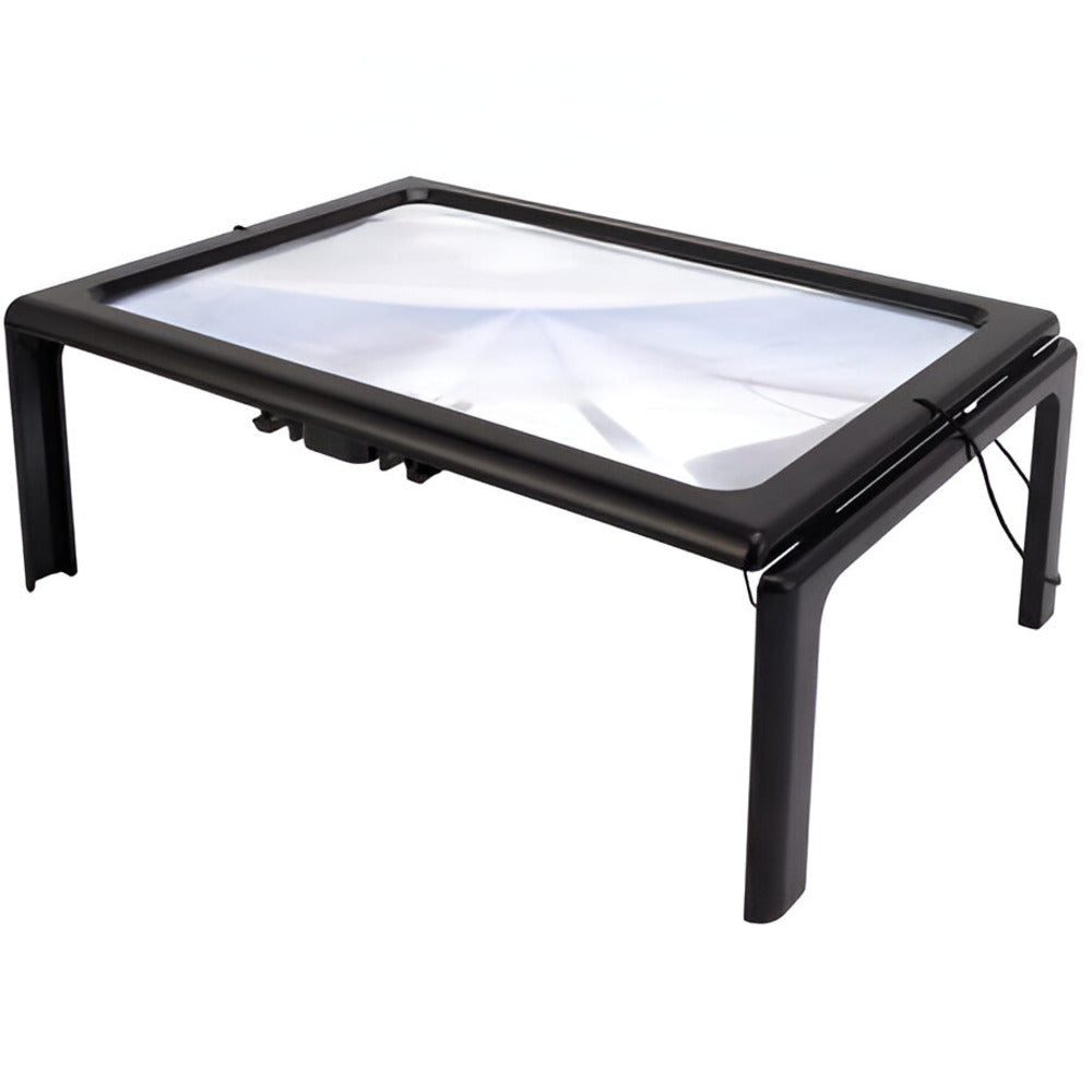 Handsfree Table Stand 3 x Foldable Reading Magnifier