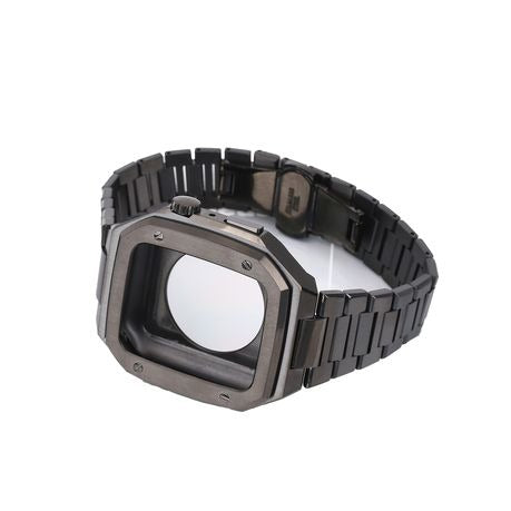 Heavy Duty Metal Watch Strap and Case for Apple - 44 mm