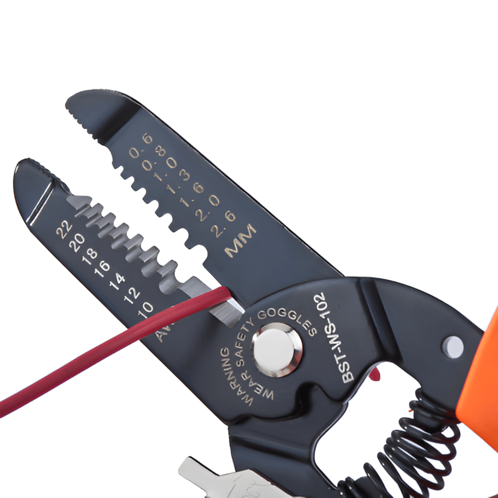 Jakemy 3D Metal Wire Stripper with Built-in Cutter and Lock