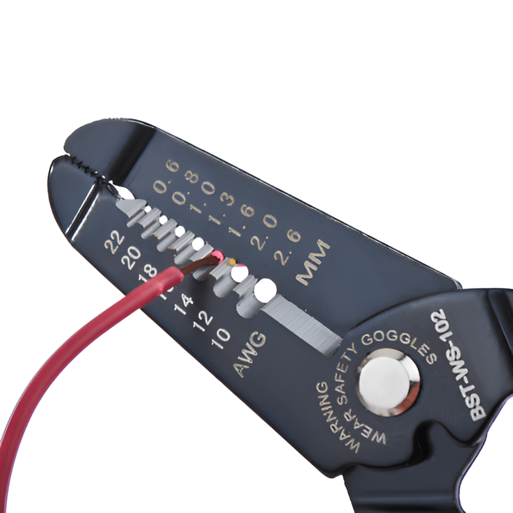 Jakemy JM-CT4-12 3D Metal Wire Stripper with Built-in Cutter and Lock