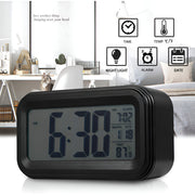 CD Digital Alarm Clock with Intelligent Blue Backlight and Adjustable Snooze 7