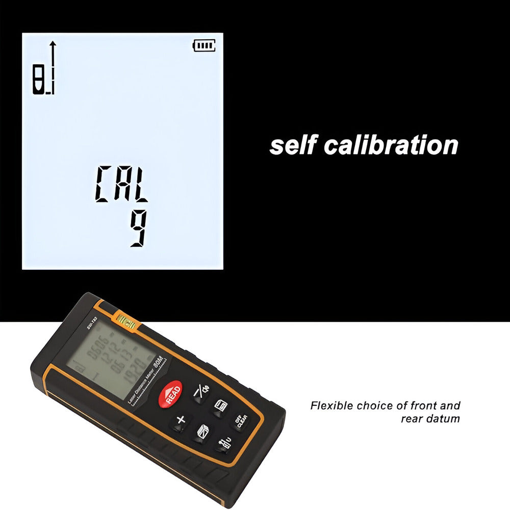 Laser Distance Meter with LCD Display 100M