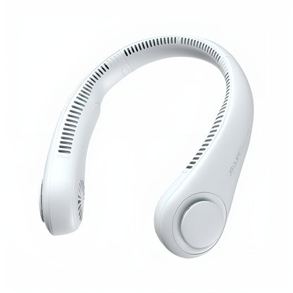 White neck fan on a white background