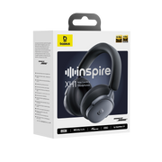 Baseus Inspire XH1 noise-cancelling headphones packaging on a white background