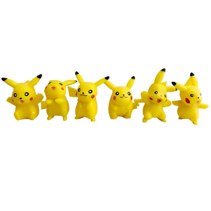Pokémon 6 Posing Pikachu Mini Figure Collector Set