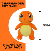 Pokémon Charmander Chibi Plush Toy – 18cm Soft Collectible Plush for Fans height 15cm