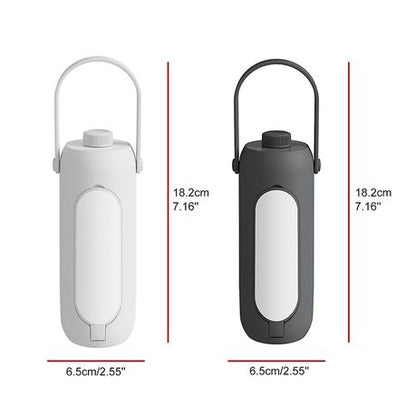 Portable Water-Resistant Bright Camping Light and Powerbank 10000mAh - Black