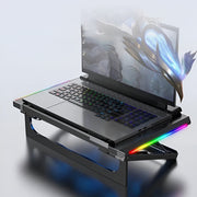 R8 Max Laptop Cooling Pad with 6 Fans, RGB Lighting & Adjustable Height 3