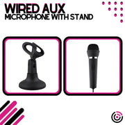 Soncm Aux Desktop Microphone with Stand SM-M3
