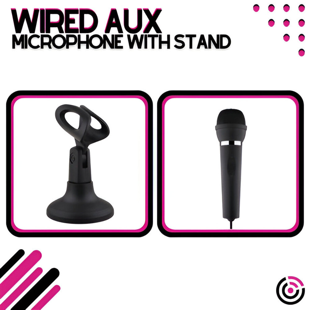 Soncm Aux Desktop Microphone with Stand SM-M3