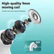 ACEFAST T9 Crystal Air Wireless Earbuds (AI Call Noise Reduction, 30h Playtime)