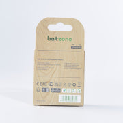 batzone Type C Li-ion Rechargeable Battery 9V 3700mWh (1Pcs), Wooden packaging of a batzone battery on a white background