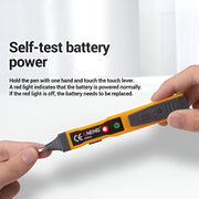 Voltage Tester Pen VD806 white background 4