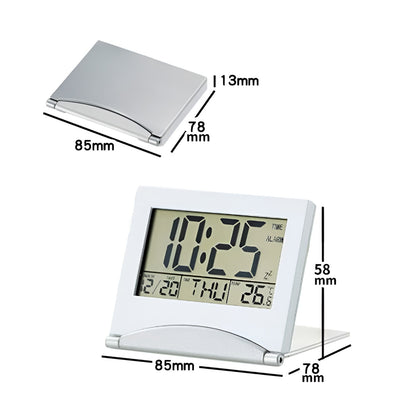 Foldable Compact Desk Clock