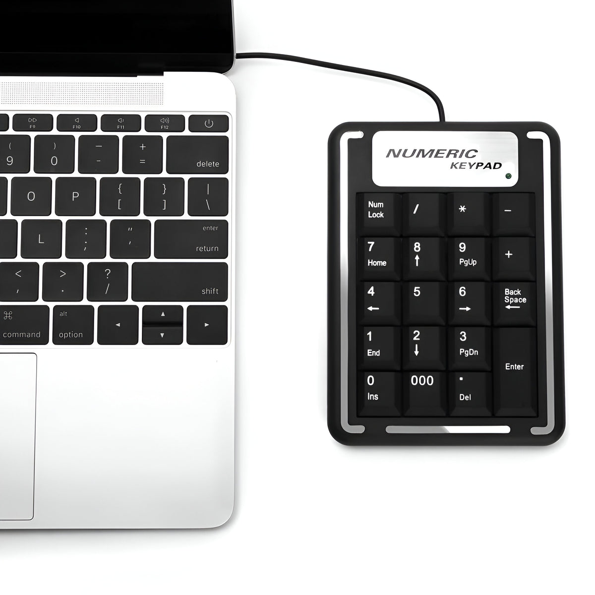 Wired USB Numeric Desktop Keypad – Ergonomic Plug-and-Play 2