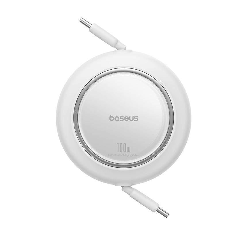Baseus_Free2Draw_Mini_Retractable_USB-C_Cable_100W_Moon_White_2_On_White_Background