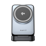 Havit wireless charger with Qi logo on a white background