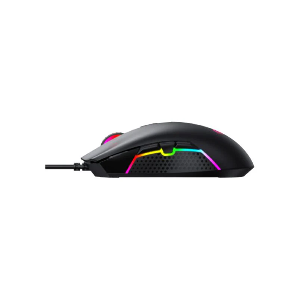 HAVIT MS1010 Ergonomic Gamer Backlit Wired RGB Gaming Mouse - Black
