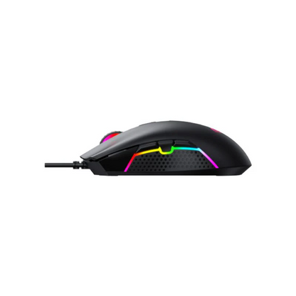 HAVIT MS1010 Ergonomic Gamer Backlit Wired RGB Gaming Mouse - Black