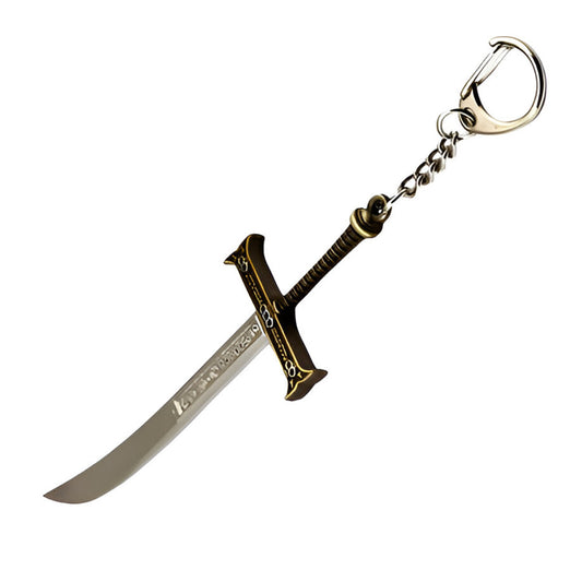 One Piece Mihawk Hawkeye 10cm Sword Stainless Steel Anime Keychain