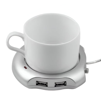 USB Mug Warmer And 4 Port Hub
