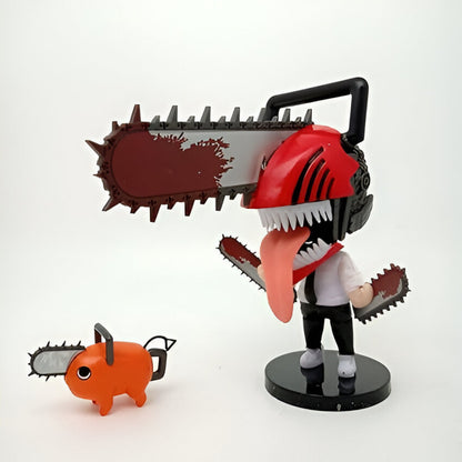 Chainsaw Man Denji Human and Demon Transformation Figure