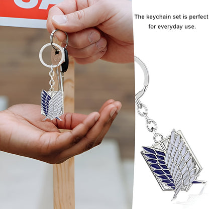 Attack On Titan Wings Of Liberty Metal Keyring