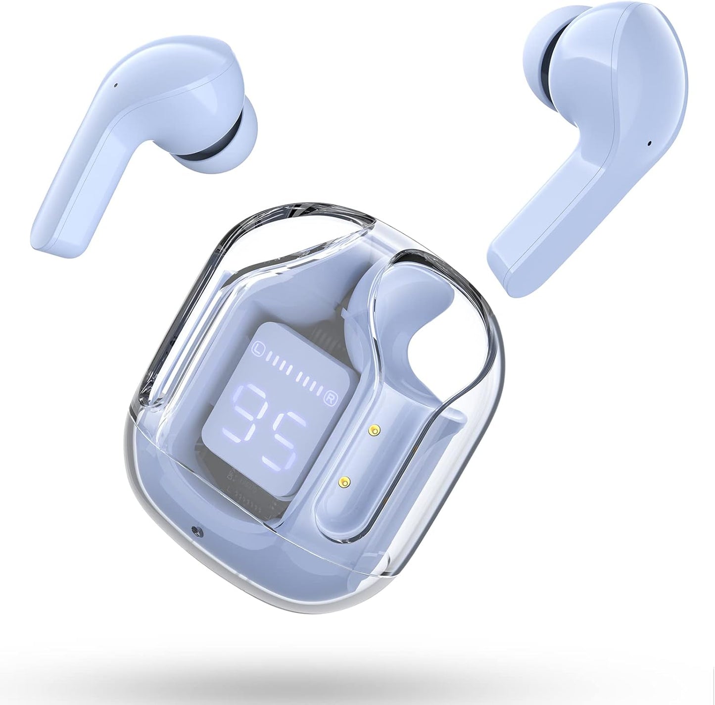 ACEFAST T6 ENC Wireless Earbuds (LED Display, 4‑Mic Calls, 20h Playtime)