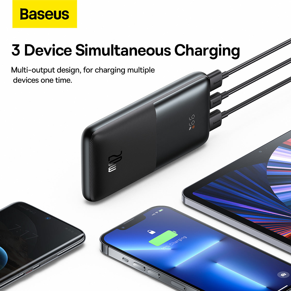 Baseus Bipow Pro Digital Display Fast Charge Power Bank 10000mAh 20W