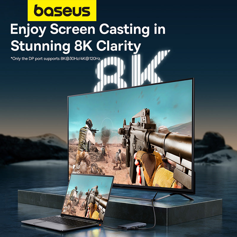 Baseus PortalJoy Series 13-Port Quadruple Display HUB