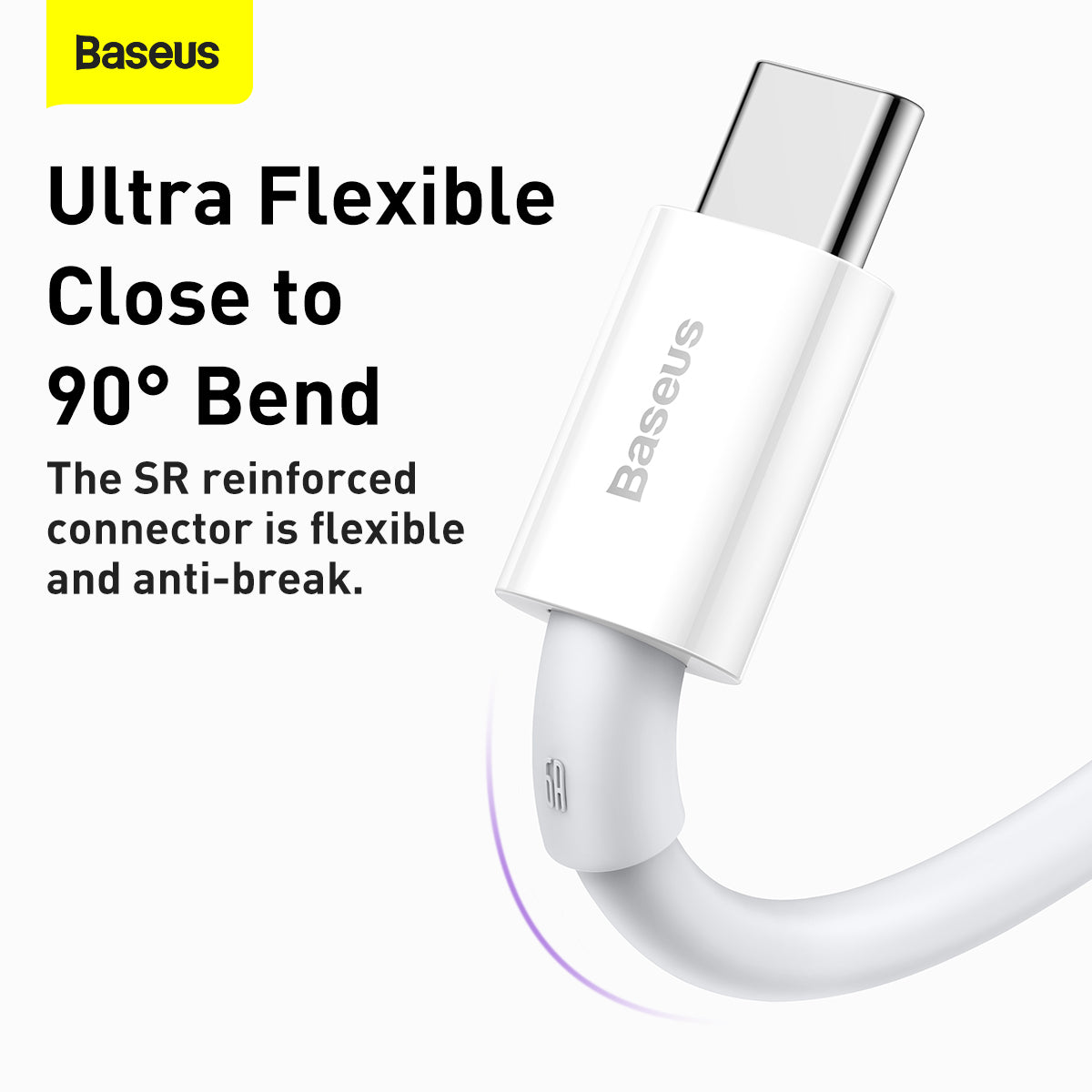 Baseus Superior Series Fast Charging and Data Cable USB to Type-C 66W 2M White