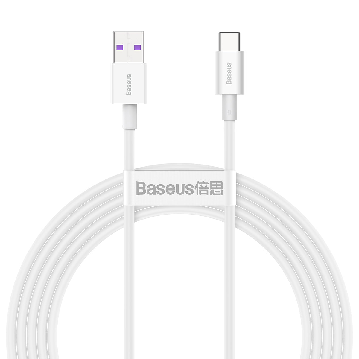 Baseus Superior Series Fast Charging and Data Cable USB to Type-C 66W 2M White