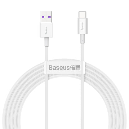 Baseus Superior Series Fast Charging and Data Cable USB to Type-C 66W 2M White