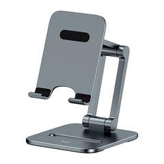 Baseus Desktop Biaxial Foldable and Adjustable Metal Stand for Phones Grey
